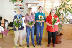 Blumen fur die Teilnehmerinnen