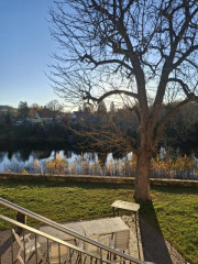 traumhafter Blick auf die Talsperre