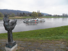 Skulptur Die Elbe