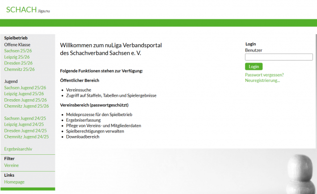 Schachvereine in Sachsen